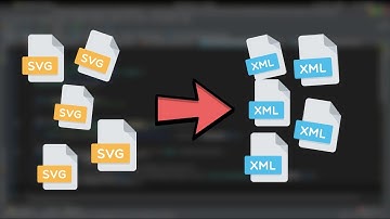 How to convert bulk SVG files to XML files