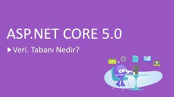 35-ASP.NET Core 5.0 Dersleri - Veri Tabanı Nedir?