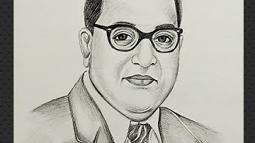 How to Draw Dr.  Bhimrao Ambedkar || How to Draw Dr. Bhimrao Ambedkar Easy