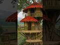 Building a Dream Treehouse in the Wild #treehouse #BambooHouse #craft  #creative #aivideo