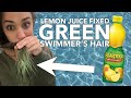 THE POOL TURNED MY HAIR GREEN! // A Remedy For Swimmer's Hair