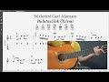 BULUTSUZLUK ÖZLEMİ - Sözlerimi Geri Alamam gitar tab nota akor