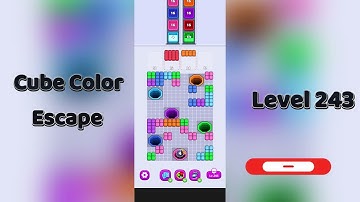🧩 Cube Color Escape Level 243 Walkthrough | Step-by-Step Guide 🎮 | Go Answer