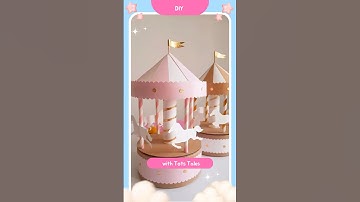 DIY Merry-Go-Round Craft for Kids🎠