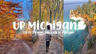 UP Michigan vlog 🍁🍂 trip in the upper peninsula of Michigan: waterfalls, rivers & lakes