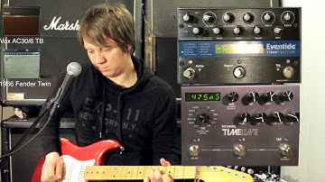 Stereo Evetinde Timefactor vs Strymon Timeline Demo
