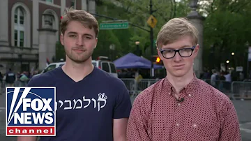 Columbia students who stood against anti-Israel mob speak out