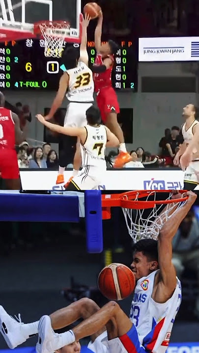 Rhenz Abando Face to Face Dunk #basketball #rhenzabando #gilaspilipinas #teamphilippines