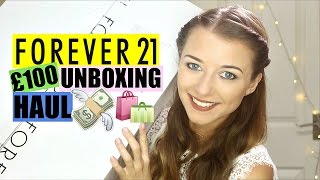 HUGE FOREVER 21 UNBOXING HAUL FOR ONLY £100!