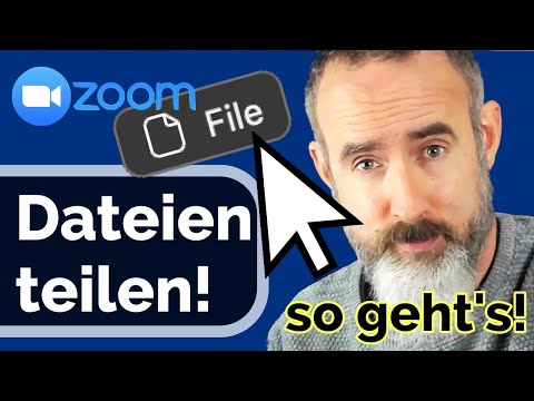 ZOOM: Dateien teilen - so geht das! [Anleitung in Deutsch]