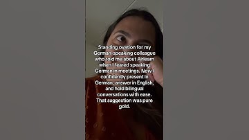 Thumbnail of Now I can express myself clearly in both German and English.