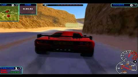 Need For Speed High Stakes - Redrock Ridge - McLaren F1 LM