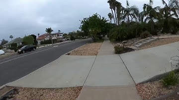 GoPro max walking timewarp test