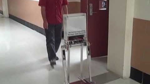 Professor Ranjan Mukherjee and walking biped robots