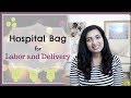 Hospital Bag for Labor and Delivery