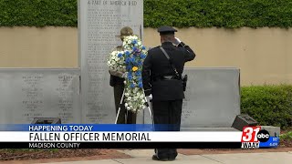 Huntsville memorial honors 26 fallen officers