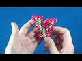 How to make a bead alphabet- Y # hướng dẫn kết hạt cườm chữ Y #