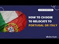 Should you retire in Portugal or Italy Compare and decide