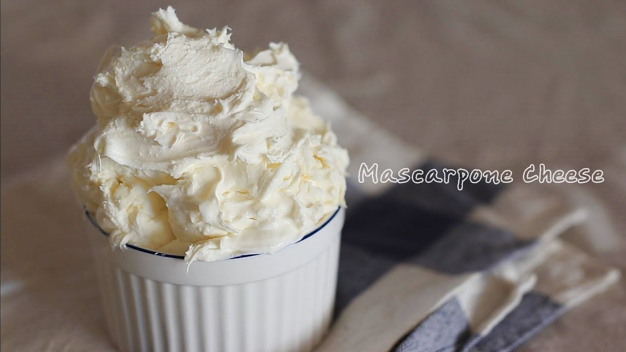 홈메이드 마스카포네치즈 만들기/How to make Mascarpone Cheese