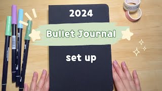 2024 Bullet Journal Set Up ✩ Plan with Me