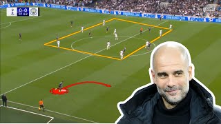 Manchester City's tactics against Tottenham: quick version