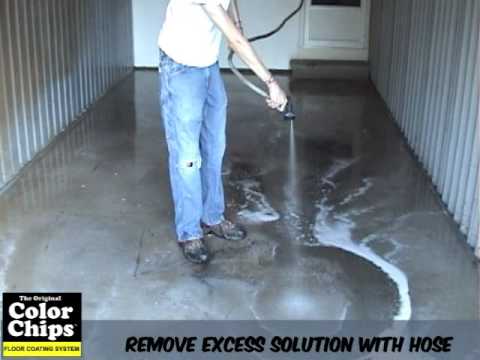 Cleaning Etching Your Concrete Youtube