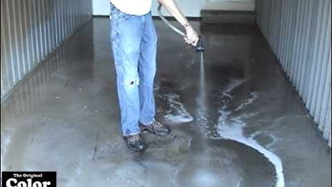 Cleaning & Etching Your Concrete