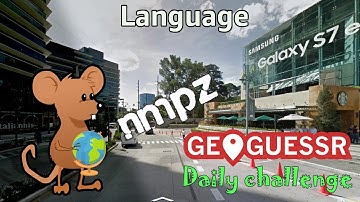 Geoguessr Daily Challenge - NMPZ April Challenge - The Language Here Really Confused Me