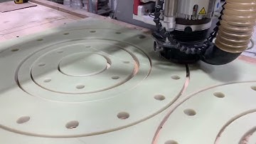 CNC Router Machining G10 Composite Flanges - APB Manufacturing