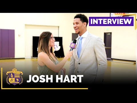 Josh Hart Interviews With Lakers Nation