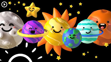 Planets Galaxy Bash Dance Party. SUPPA SOL. Sensory Outer space Planets solar system planets song