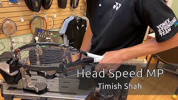Time Lapse: How to String a Head Speed MP Tennis Racquet (Timish Shah)