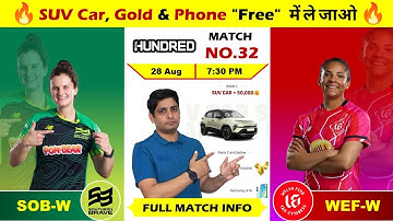 SOB W vs WEF W The Hundred Women