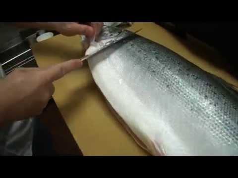 Master Sushi Chef Hiro Terada shows you how to fillet a whole Scottish Salmon with ease. The main thing is to of course start with a very sharp knife. You'll...