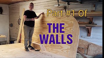 DIY Teardrop Camper Build Part #4....Building The Walls (two part video)