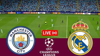 [LIVE] Manchester City vs Real Madrid. UEFA Champions League 23\/24 Full Match - VideoGame Simulation