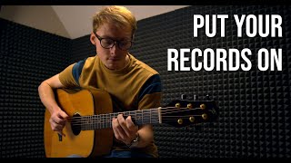 Video thumbnail of "(Corinne Bailey Rae) Put Your Records On | Fingerstyle Guitar Cover"