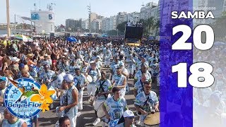 Bateria BeijaFlor 2018  Apoteose Visita Ensaio na Praia de Copacabana