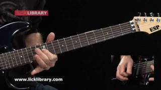 Armed & Ready - Guitar Solo - Slow & Close Up - www.licklibrary.com