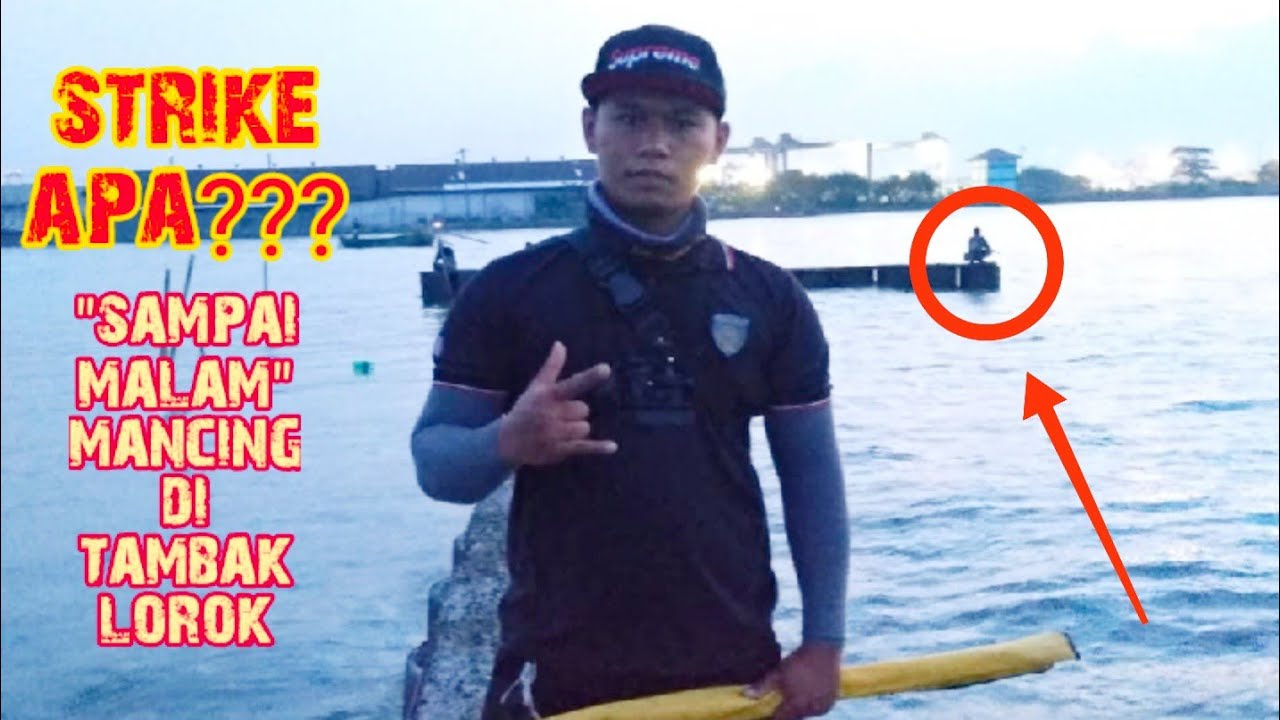 Fun fising part2||explorasi malam hari ,mancing pinggiran tambak lorok(mancing semarang)