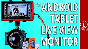 Tablet DSLR Monitor. How to set it all up with Q DSLR DASHBOARD
