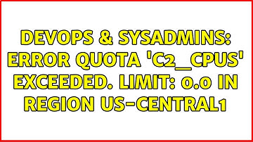 DevOps & SysAdmins: Error Quota 
