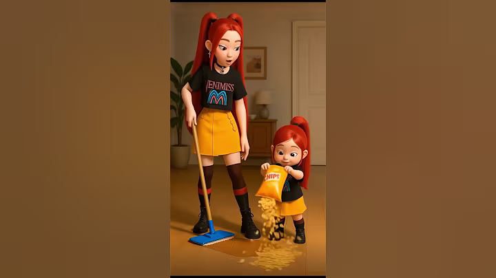 KPOP Demon Hunters | Rumi, Mira & Zoey with their daughters 💜 Cleaning Chaos (Golden OST)