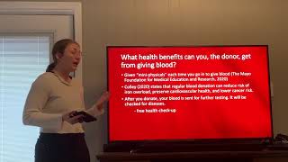 Persuasive Speech (Why Should You Donate Blood)