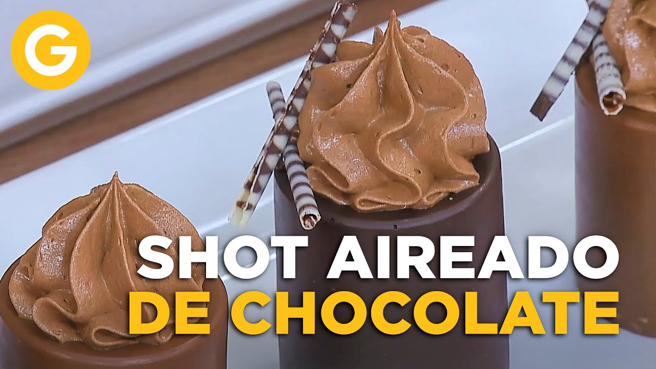 SHOT AIREADO de CHOCOLATE 🍫 DELICIOSO y SUAVE postre de Paulina Abascal | El Gourmet