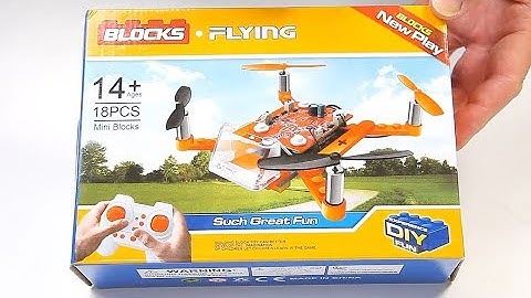 DIY Building Blocks 021 Fun RC Mini Quad for kids of all ages review