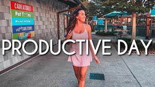 Productive Disney Day | Glow Up , Cleaning , Date Night