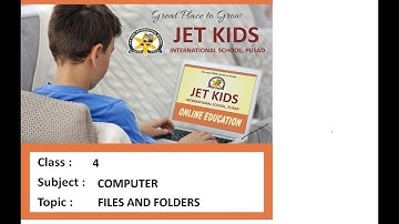21 || 08 || 2020 || CBSE || CLASS 4 || COMPUTER || FILES AND FOLDERS