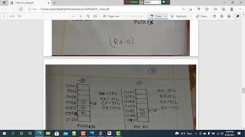 Stack # Microprocessor and assembly language || Bangla Tutorial
