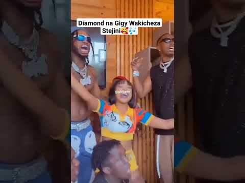 Gigy Money na Diamond Wakicheza Stejini🥰🎶...#trendingvideo #viralvideo #diamomdplatnumz